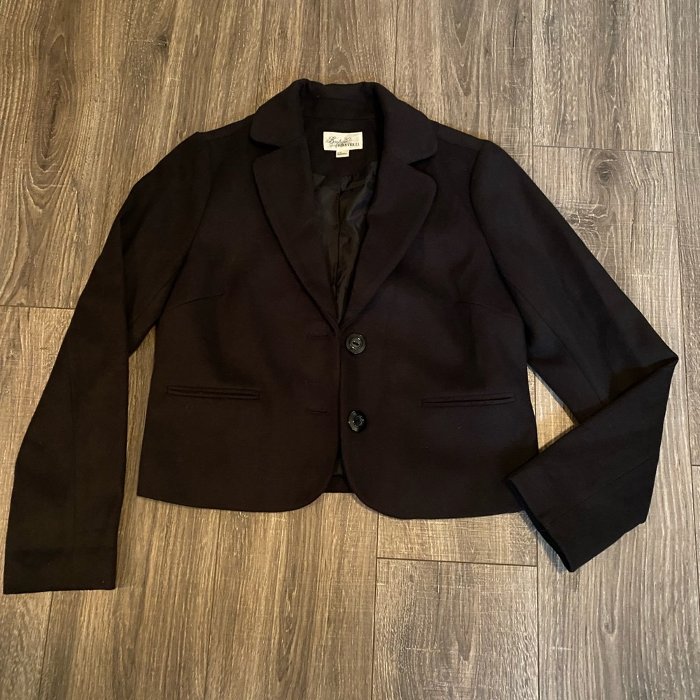 Forever 21 wool blend feel blazer, size M